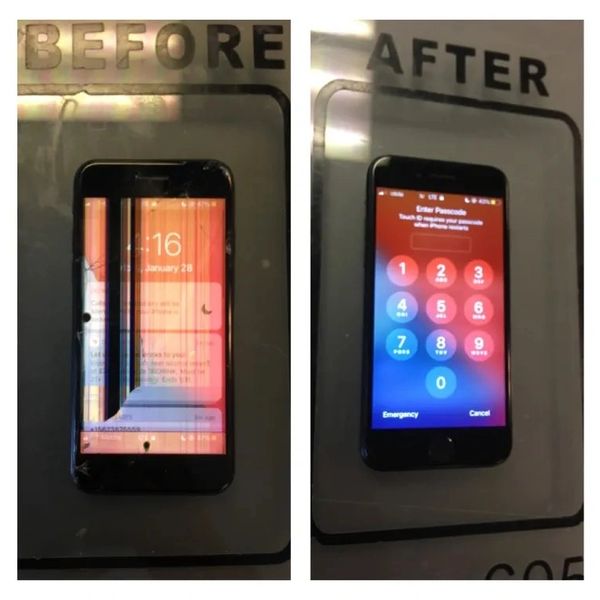 Before and After iPhone Screen Repair