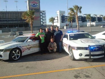 9/11 Angel Tribute Cars at the Las Vegas Motor Speedway