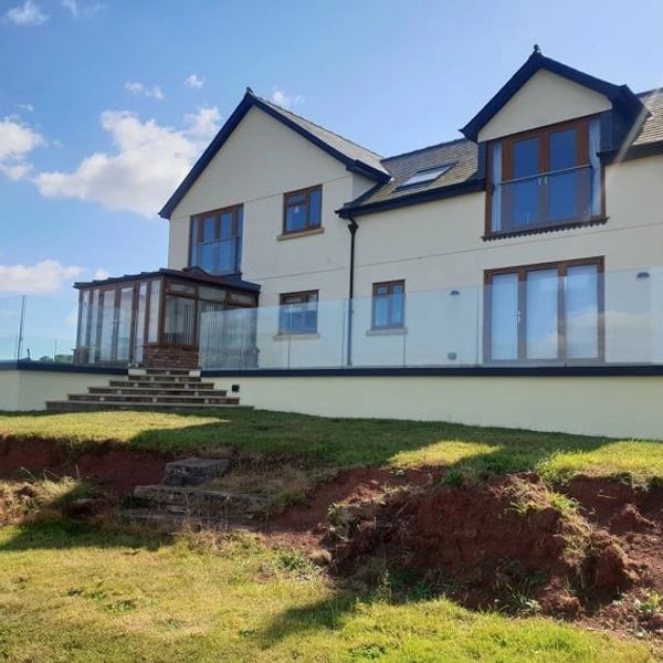 South hams. South Devon. balustrades. handrails. stainless steel. Balcony Plymouth