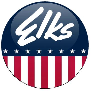 Round image with the word Elks