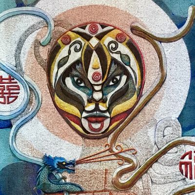 Gallery of Celtic and Chinese original monoprints/collagraphs by printmaking artist Jack Pachuta.