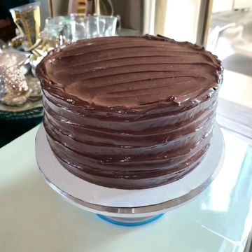 Chocolate Yema cake