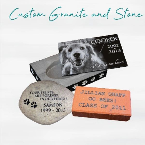 Engrave granite and stone