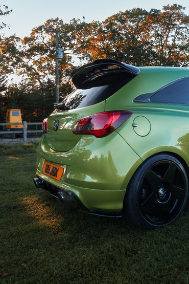 Full respray carried out on this grasshopper green vxr