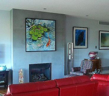 Concrete Fireplace Surrounds & Hearths - Kelowna BC - Custom made by Artisans