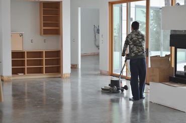 Natural Concrete Floor Polishing - Artisans in Kelowna BC