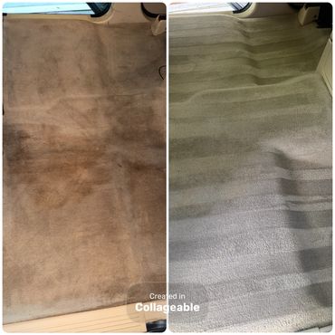 Car cleaning Before and after pictures