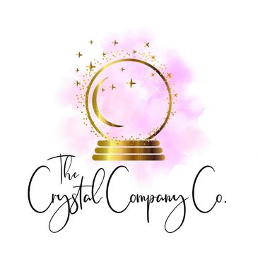 The Crystal company spiritual guidance spiritual practitioner intuitive consultant crystal ball logo