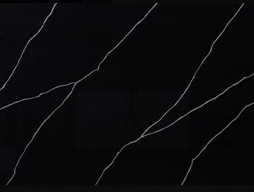 Black marble surface with white veining patterns.