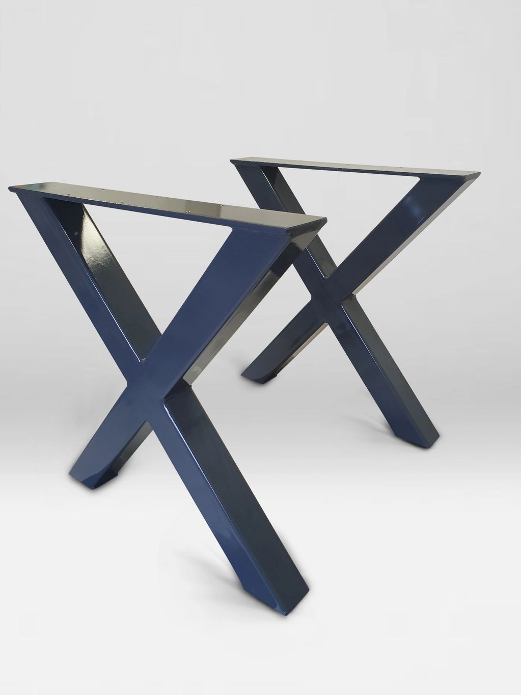 Tischgestell Metall X-Form