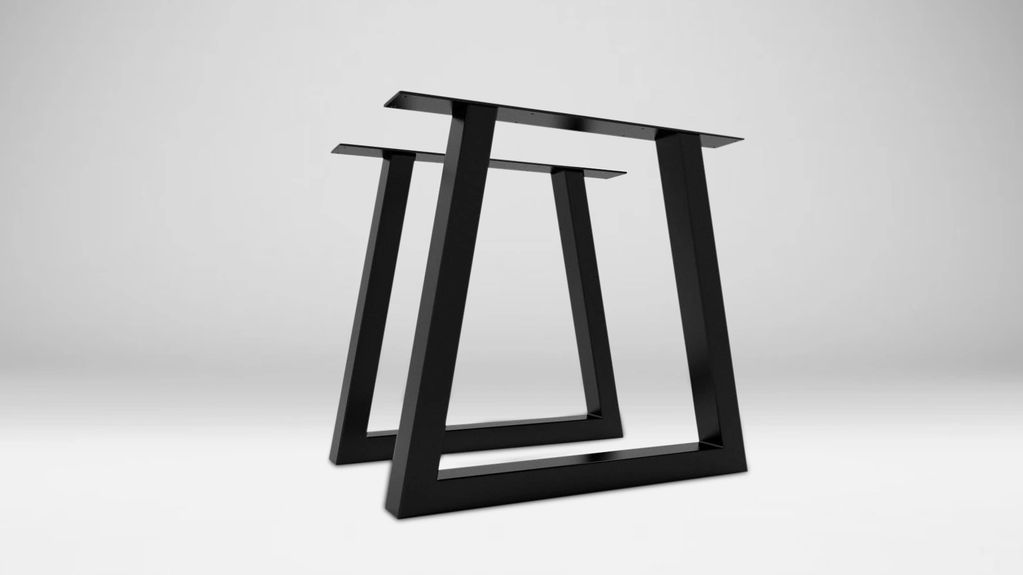 Tischgestell Trapezform