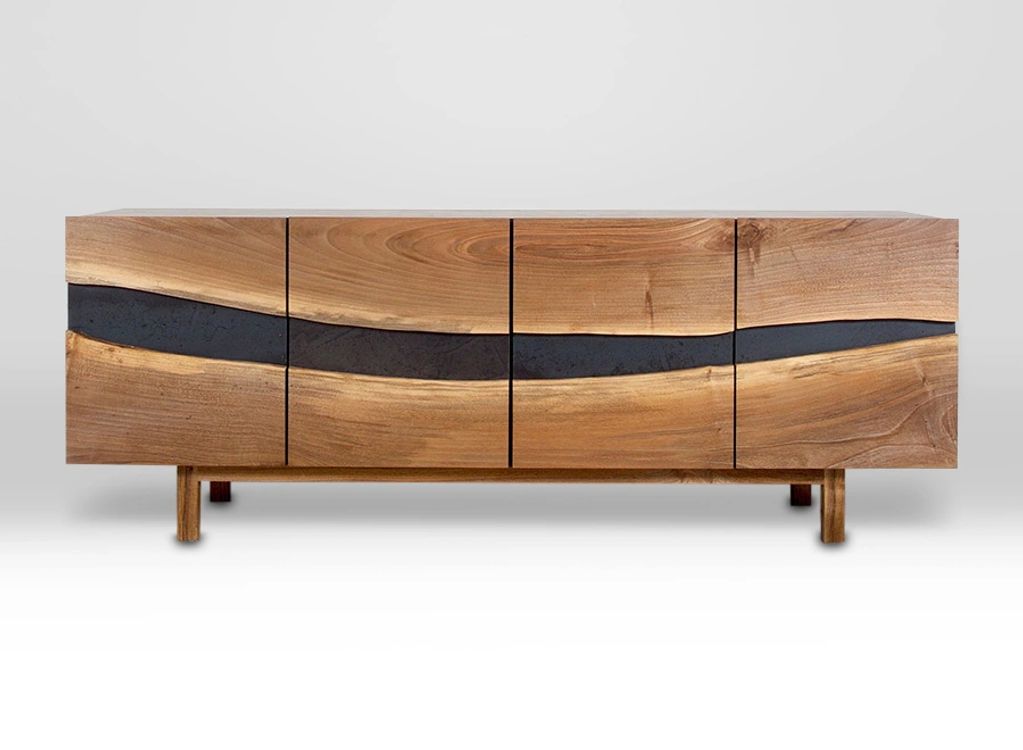 Epoxidharz Sideboard Eiche
