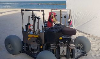 Fisher 11's on the beach in the Riviera Maya with Riviera Maya Grip