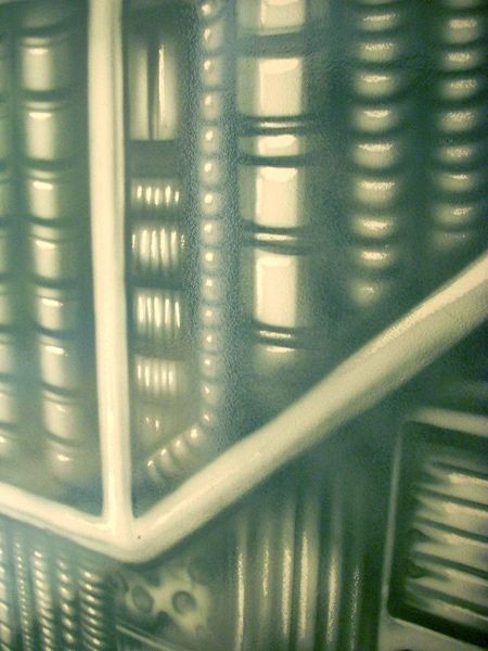 Sci-fi laboratory effect wall art Trompe l'oeil 'trick of the eye'