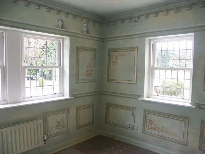 The finished room.