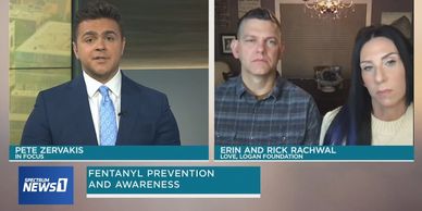 fentanyl prevention awareness Love, Logan Foundation Rick Erin Rachwal Spectrum News