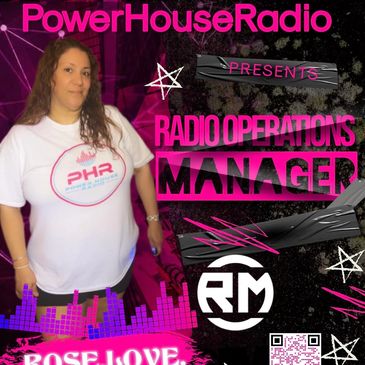 Promotional poster for PowerHouse Radio's Radio Operations Manager role.