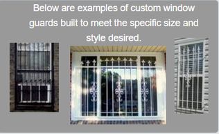 Window Guards - Custom sizes and styles