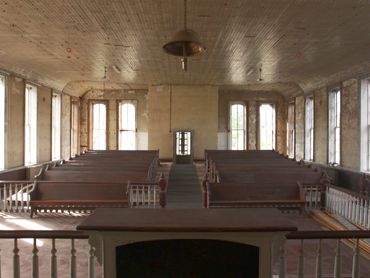 Old Martin County Courthouse, second floor, courtroom