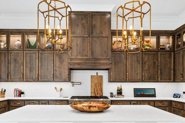 Custom kitchen and millwork.