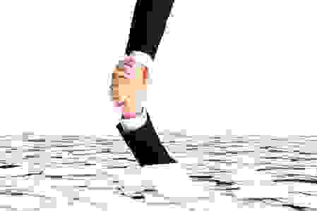 Business men shaking hands