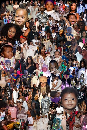 Miami's #1 Black Owned Custom Jewelers and their Family Collage