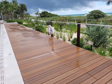 Boardwalk built at 57 Ocean in Miami, FL