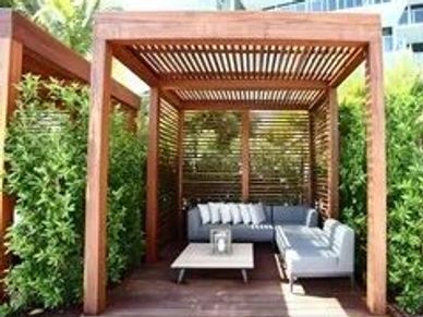 Ipe cabana built for Auberge in Fort Lauderdale, FL