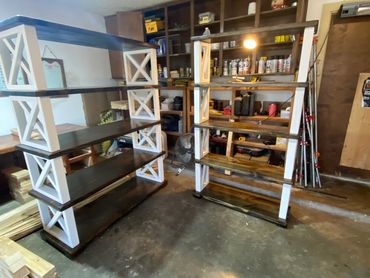 Farmhouse Style Bookshelves