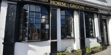 Horse & Groom, is a busy cask ale focused community local, featuring live bands and freshly prepared
