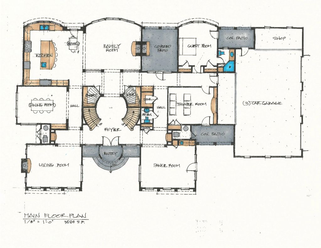 Le-Ceja Residence
Main Floor Plan