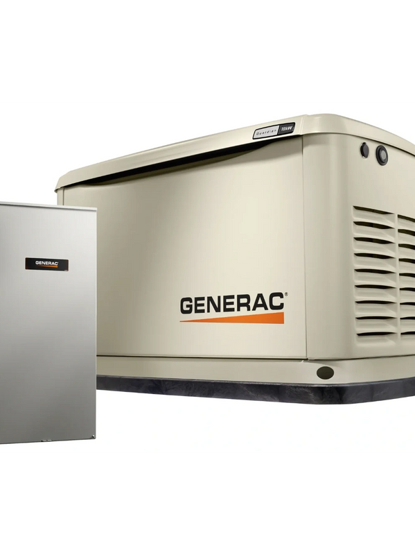 A Generac standby air cooled generator