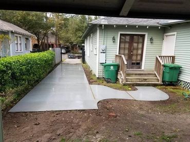 Nice radius turns on walkway