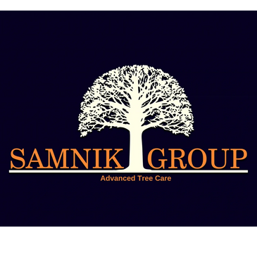 Logo of Samnik Group featuring a stylized tree and text 'Advanced Tree Care'.
