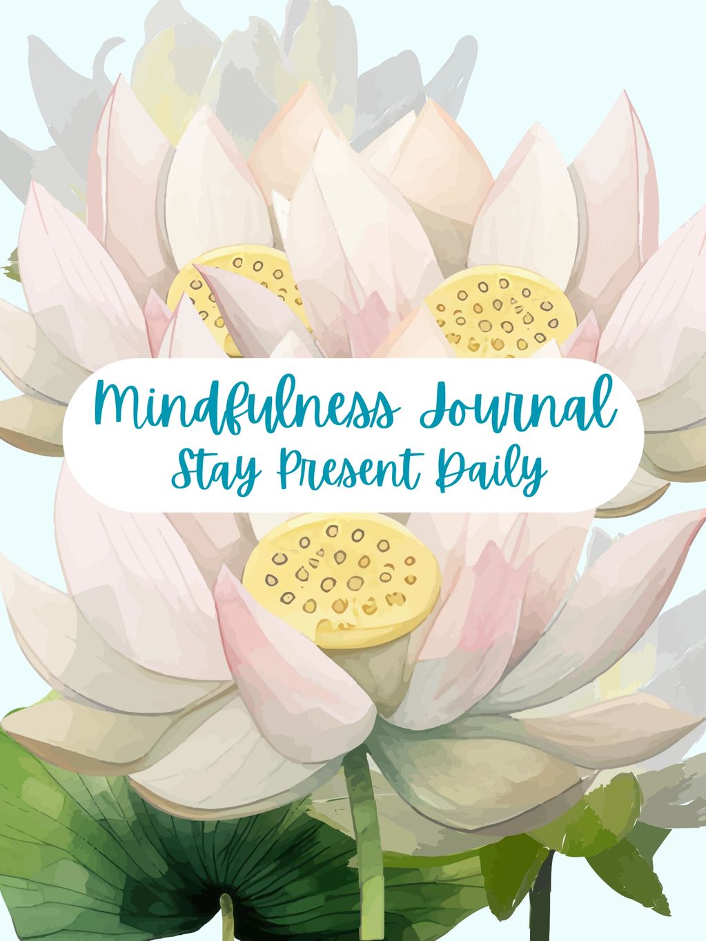 Mindfulness Digital Journal with Lotus Cover