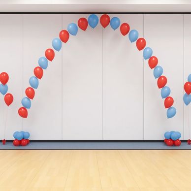 String of pearl arch for school event in Birmingham AL