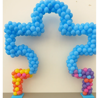 Puzzle piece balloon arch for fundraiser in Birmingham AL.