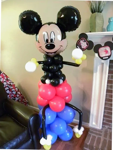 Mickey Moucse Balloon Sculpture for Disney party in Alabama.