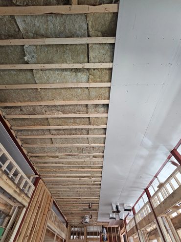 Insulation and fire hang