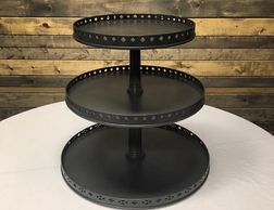 gray cupcake stand, vintage cupcake stand, cake stand Batesville, wedding cakes Harrison