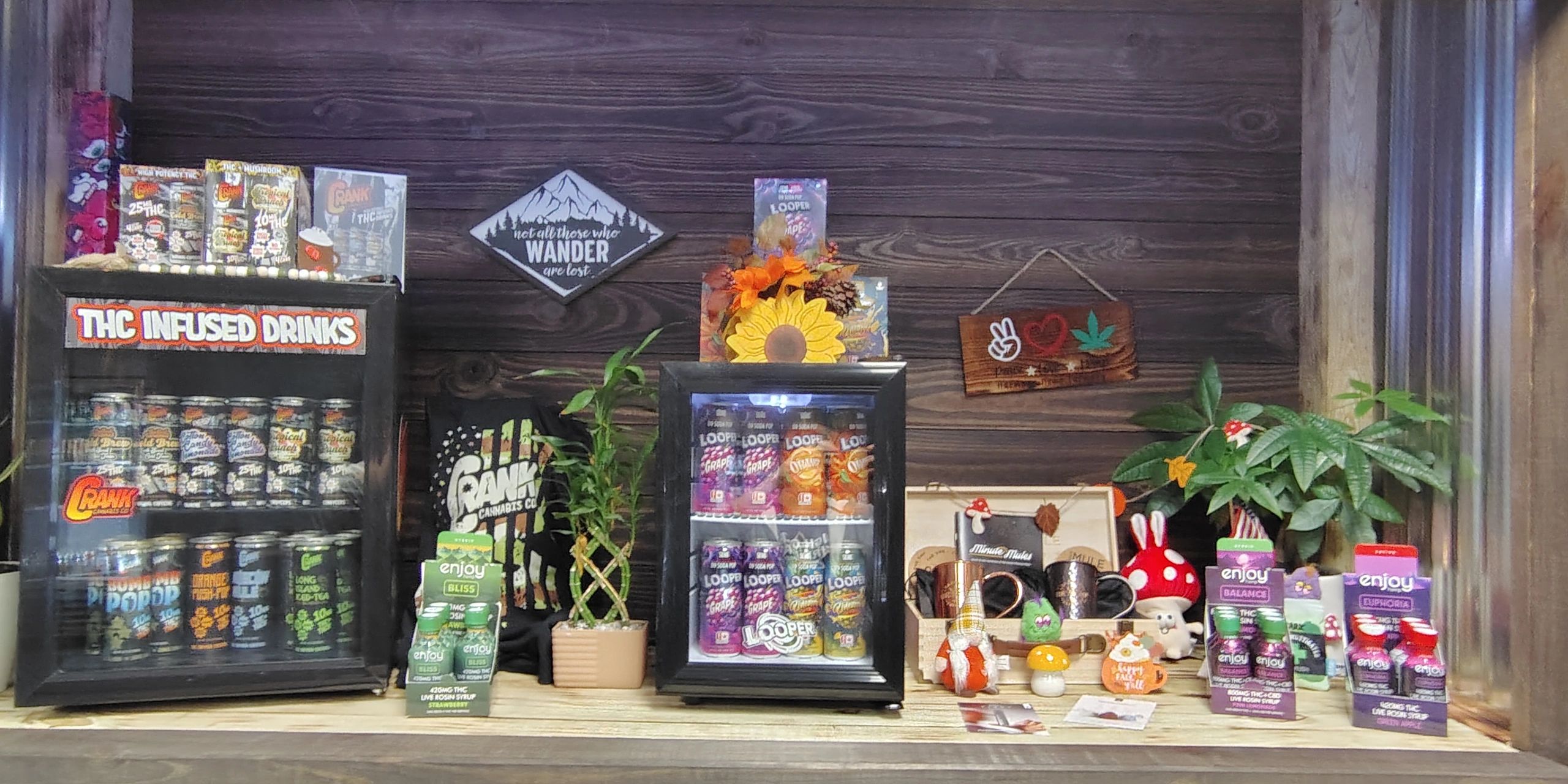 THC infused drink varieties, Enjoy-relaxation syrups