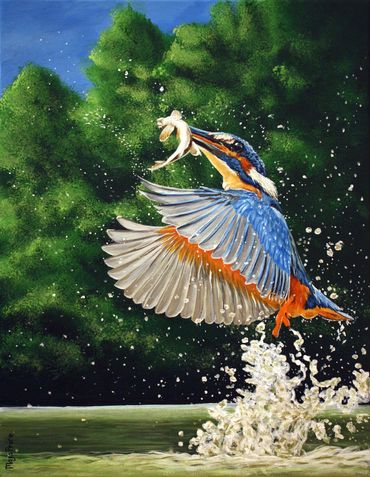 Kingfisher Painting