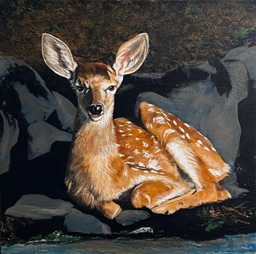 Mom said wait here
Acrylic on Canvas 10” x 10”
SOLD
Contact Maja for more information.