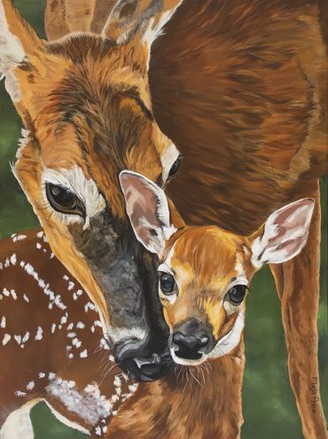 Tender Whispers
Acrylic on Canvas 18" x 24"
$275 + shipping
Contact Maja for more information.