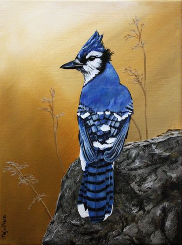 Blue Jay Painting