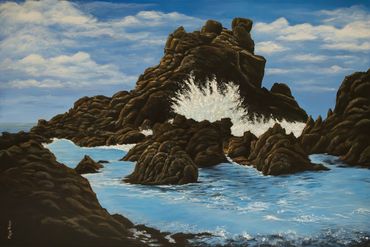 Oregon Coast
Acrylic on Canvas 36" x 24"
$600 + shipping
Contact Maja for more information.