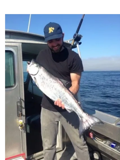 Chef Martin Dean Tofino Fishing Catering Menu Salmon