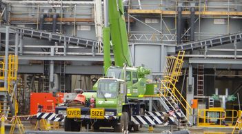 Mount Keith Nickel Mine scaffold and crane for BHP Billiton, Western Australia.