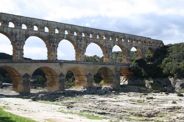 Visita do pont du gard com o eu guia