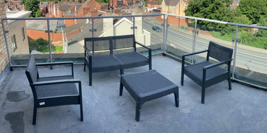 Handyman carpentry services.